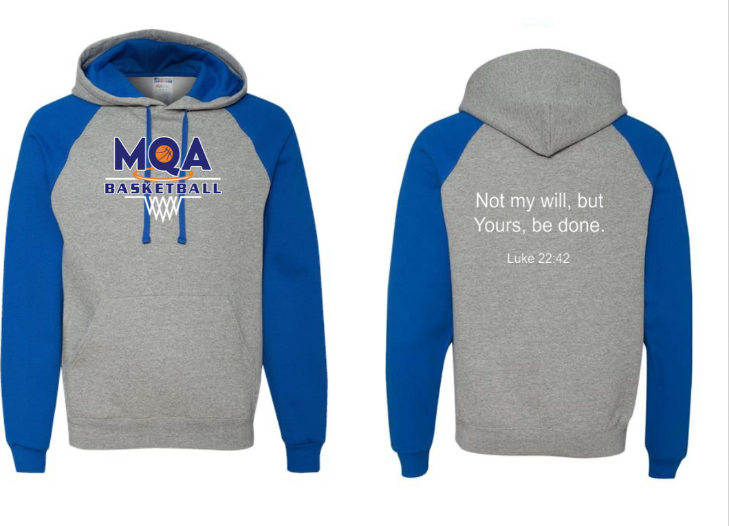Boys Basketball Raglan Hoodie