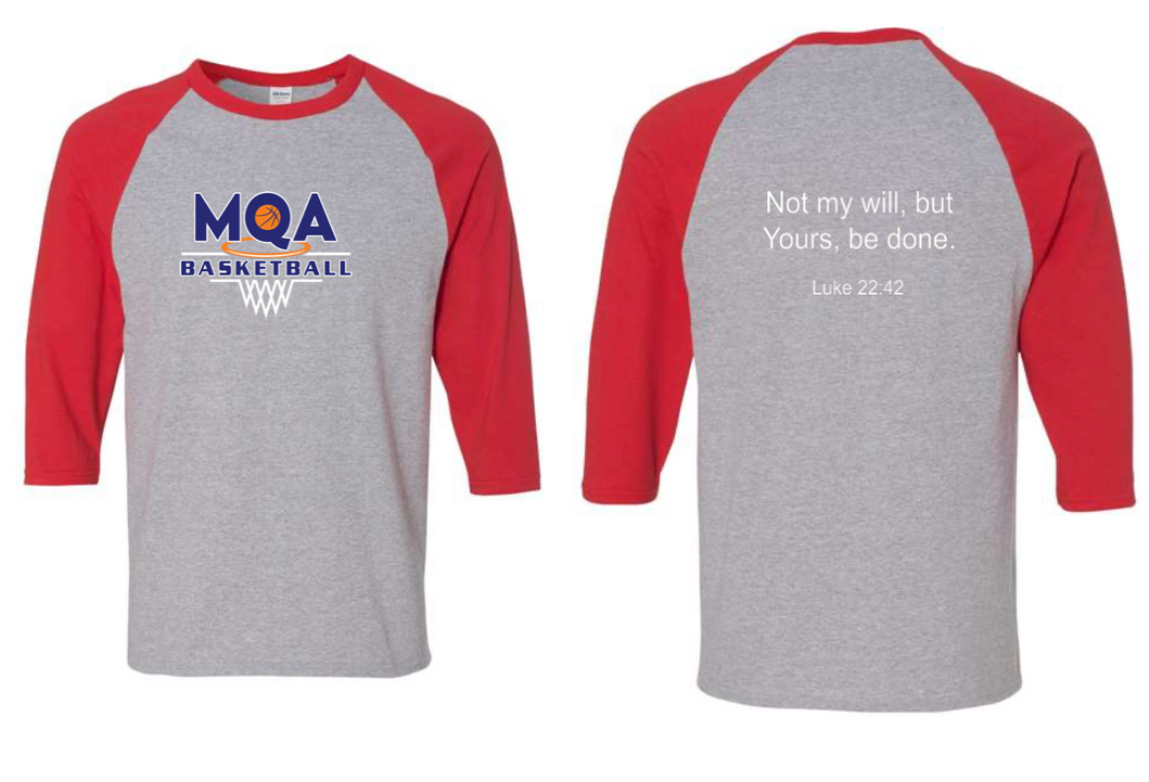 Boys Basketball Raglan Shirt